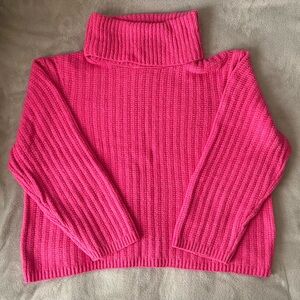 Universal Thread Vibrant Pink Turtleneck Sweater XXL